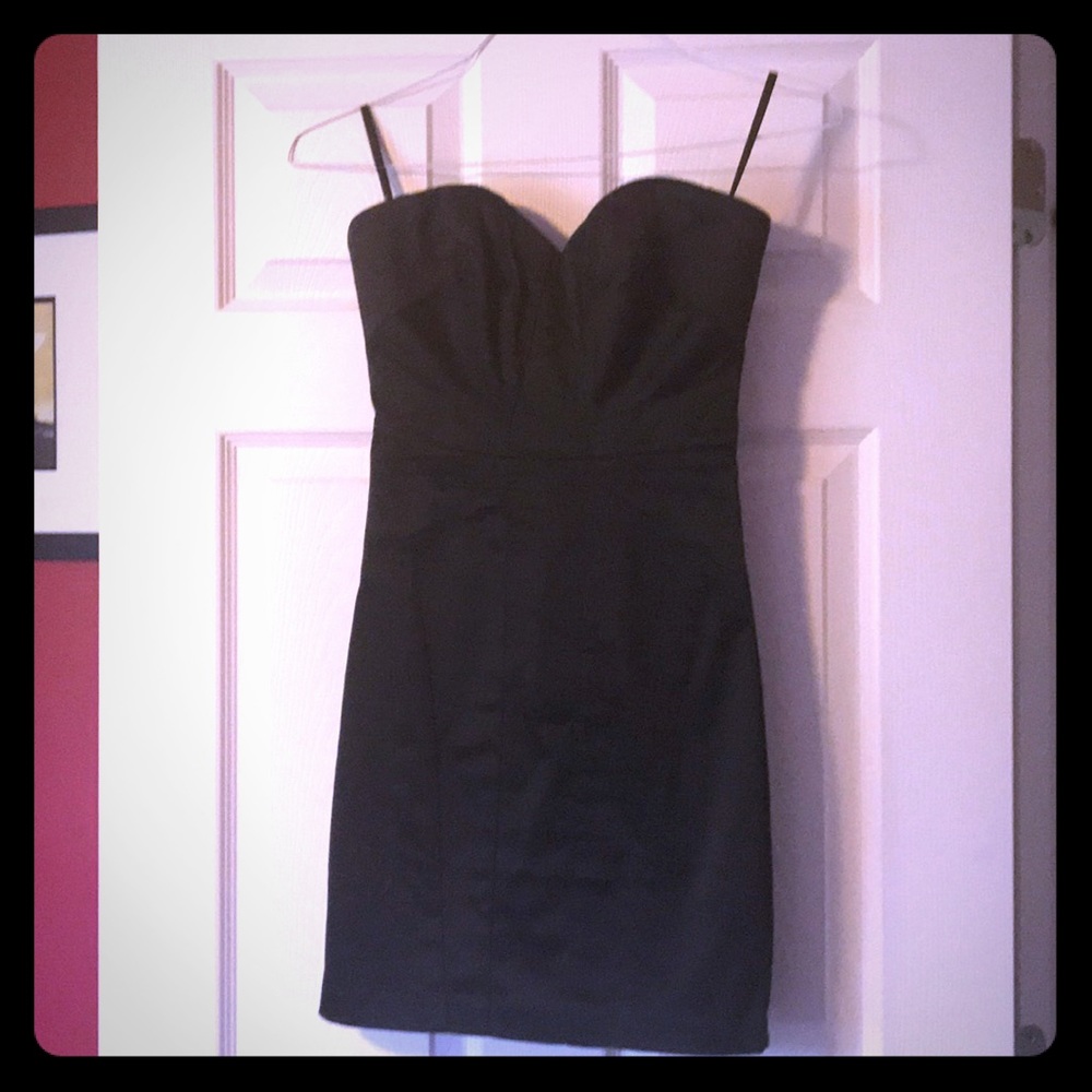 Little black dress.